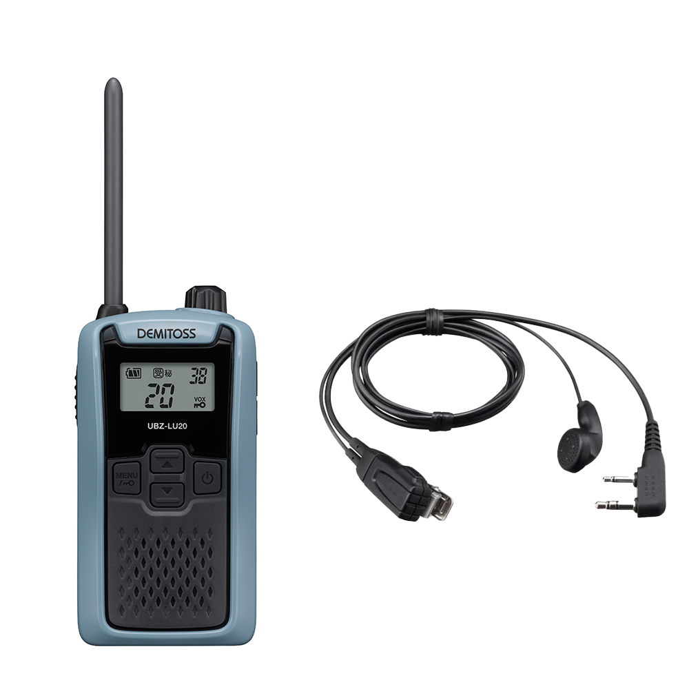 ケンウッド 特定小電力 トランシーバー DEMITOS UBZ-LU20 + JVC