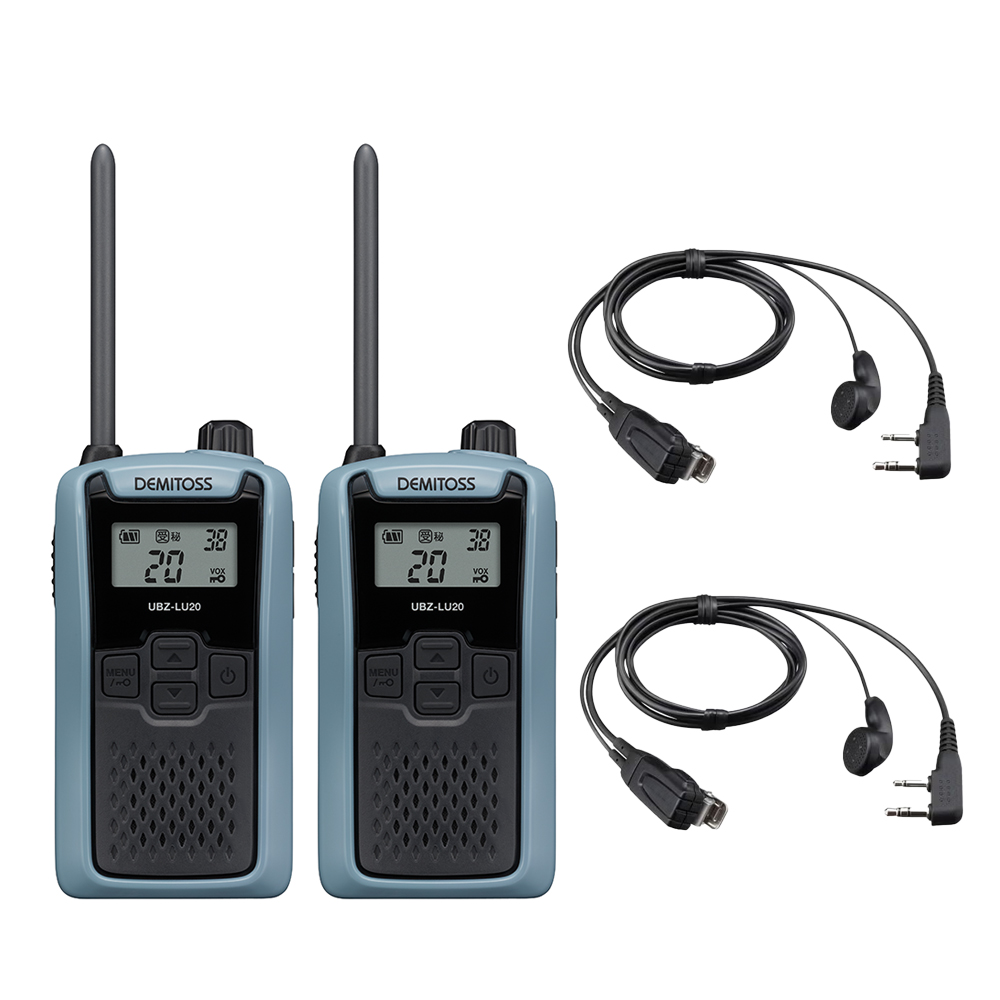 ケンウッド 特定小電力 トランシーバー DEMITOS UBZ-LU20 + JVC