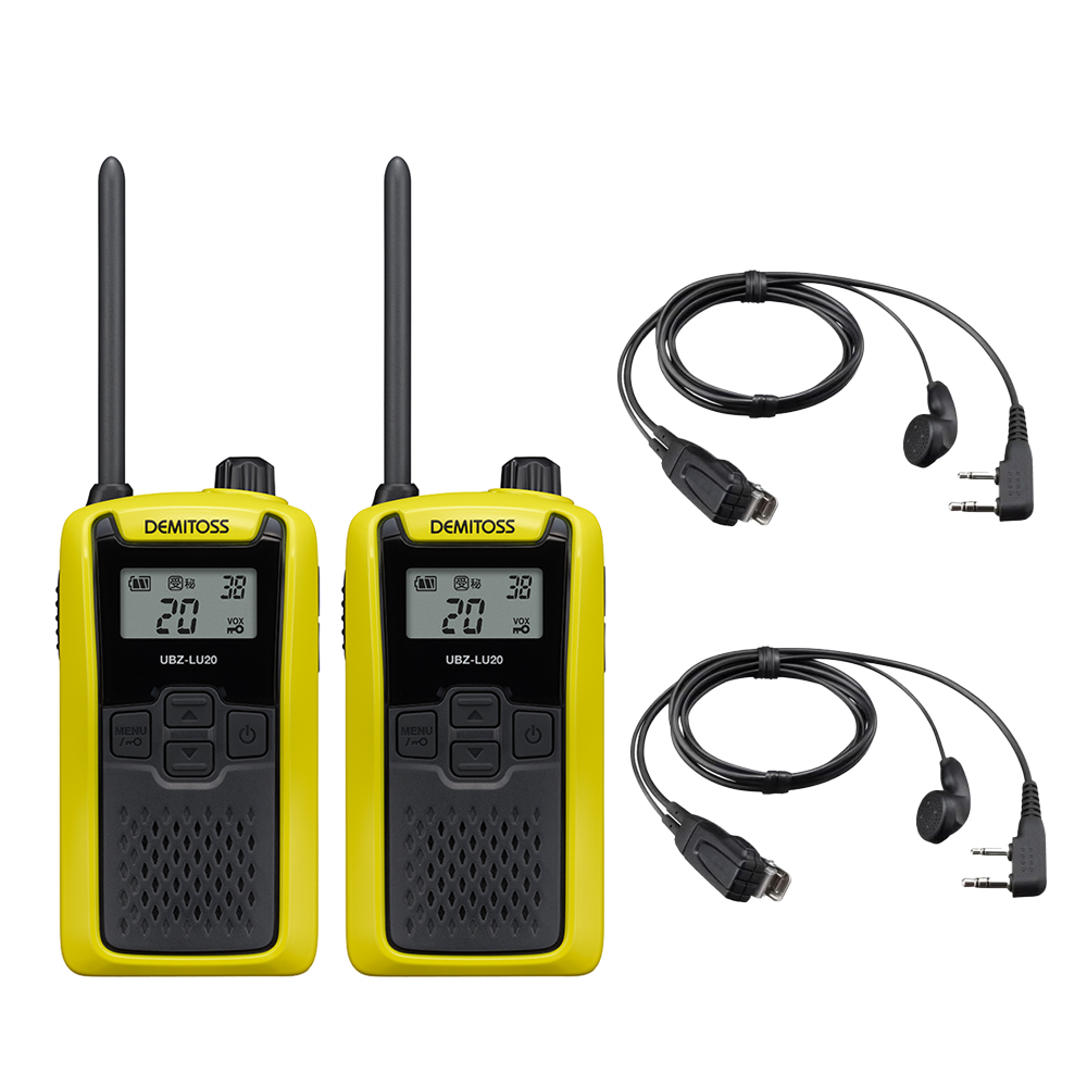 ケンウッド 特定小電力 トランシーバー DEMITOS UBZ-LU20 + JVC