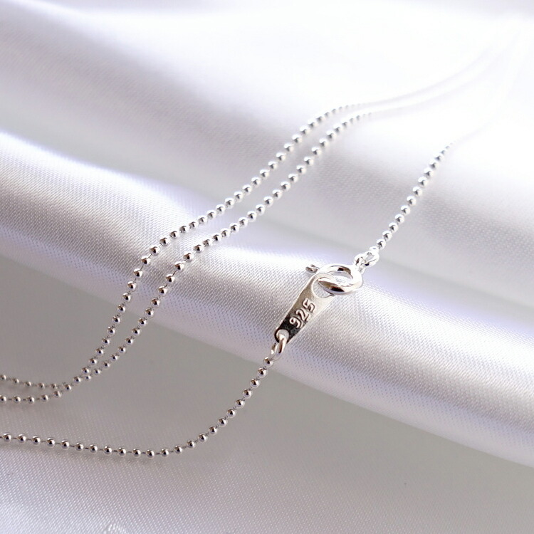 【イタリア製 silver925】　ヴィンテージ　ボールチェーン 001BC3006C SV925製カットボールチェーン 太さ3.0mm - 卸