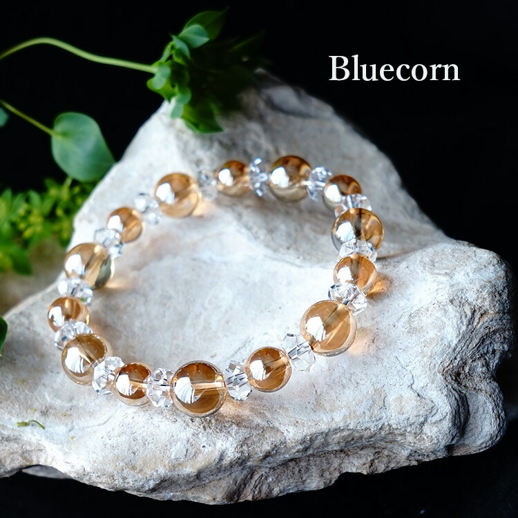 天然石 ブレスレット ゴールデンオーラ 宇宙の輝き 幸運 浄化 運勢UP