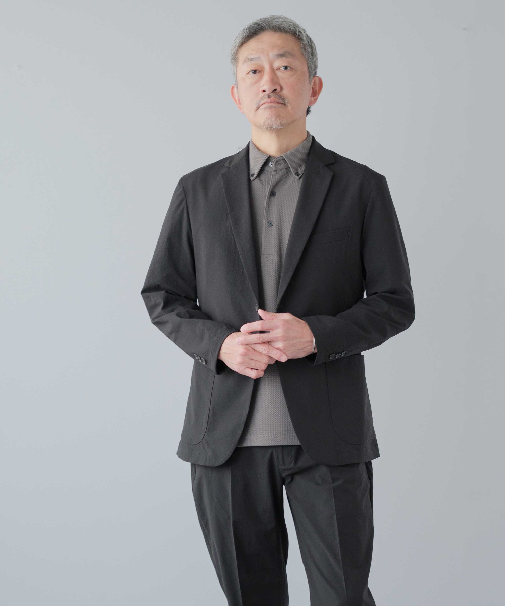 ニュートラルワークス　スーツ　上下セット　ブラック　Mサイズ　薄手　メンズ AWC セットアップ メンズ スーツ 春夏 軽量 軽い カジュアルスーツ
