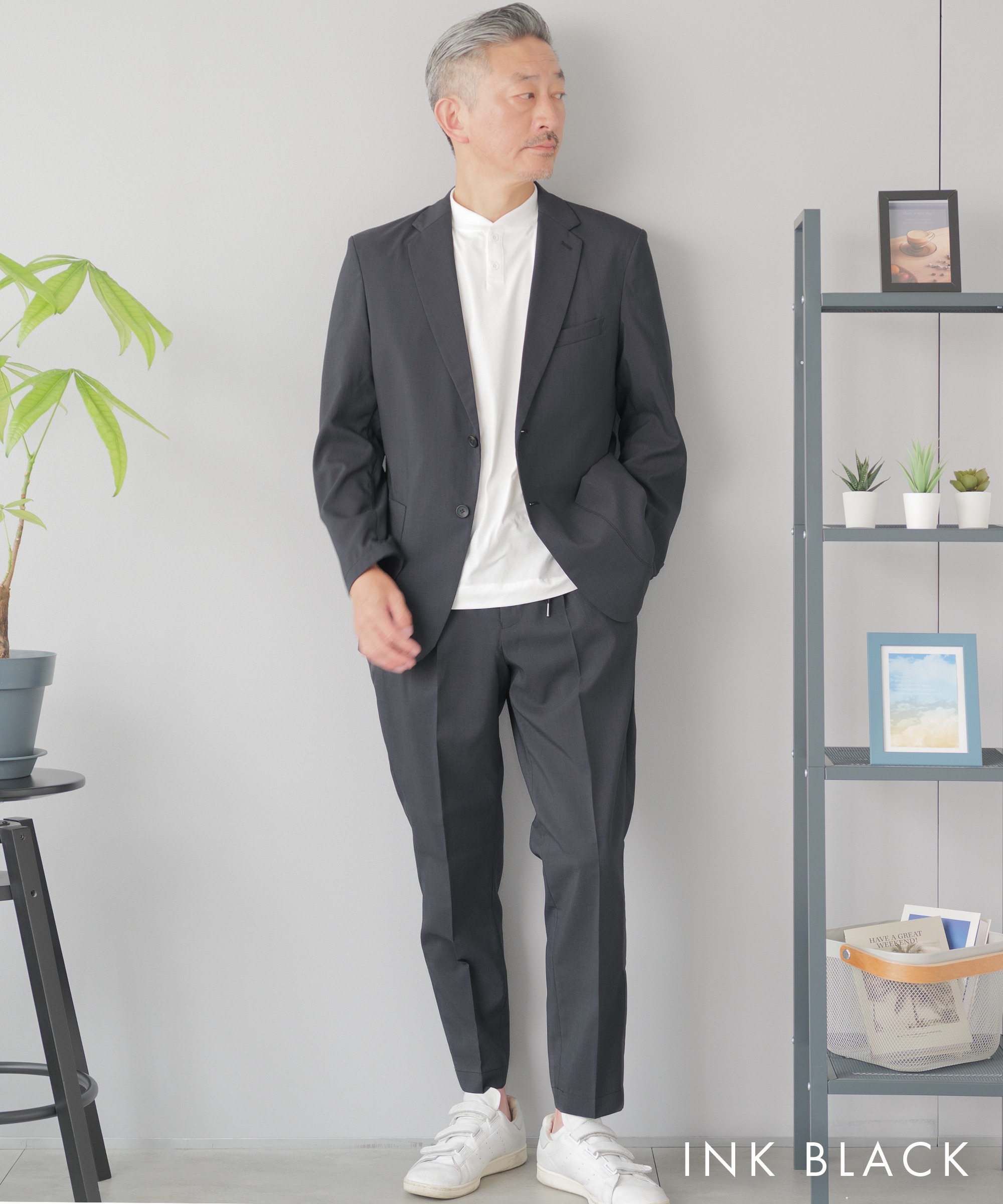 美品】ACEIFA メンズビジネススーツ スリーピース クリーニング
