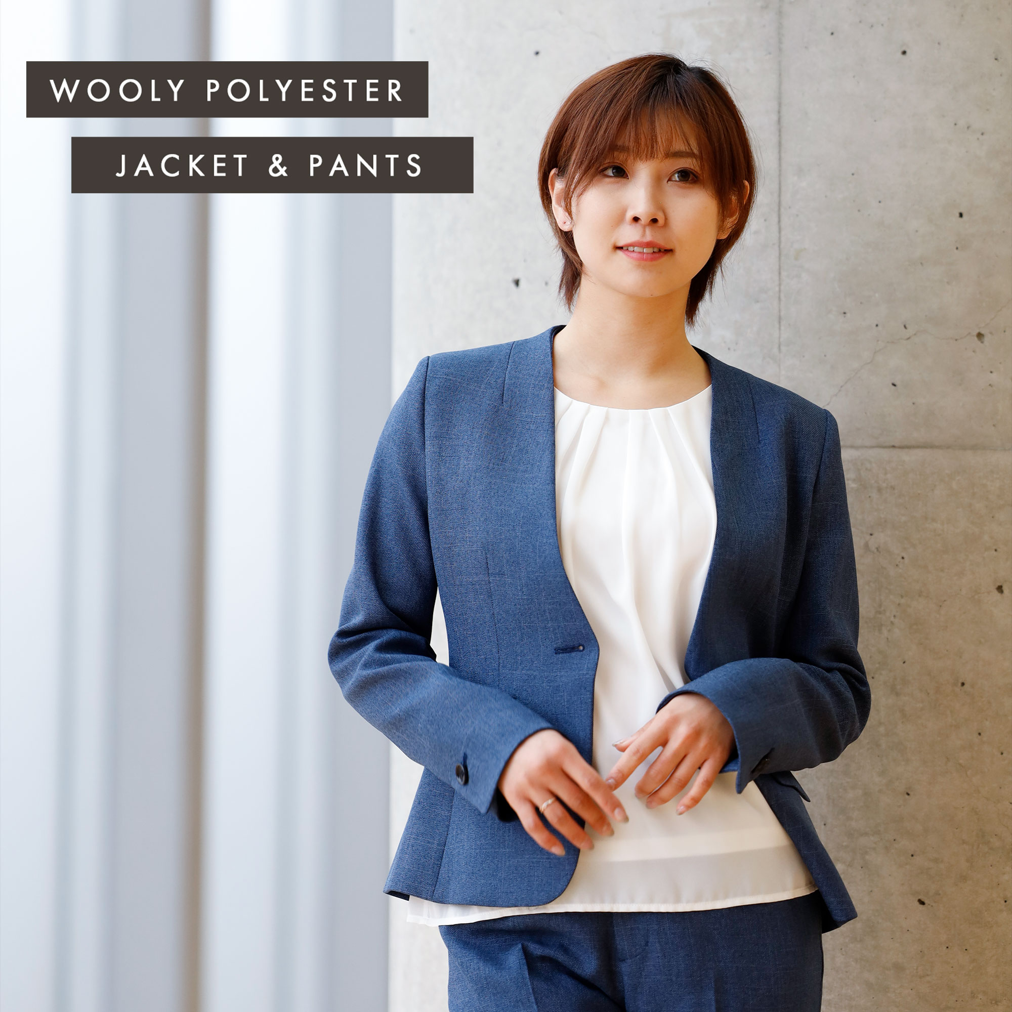Blue Frost スーツ レディース セットアップ ビジネス パンツ
