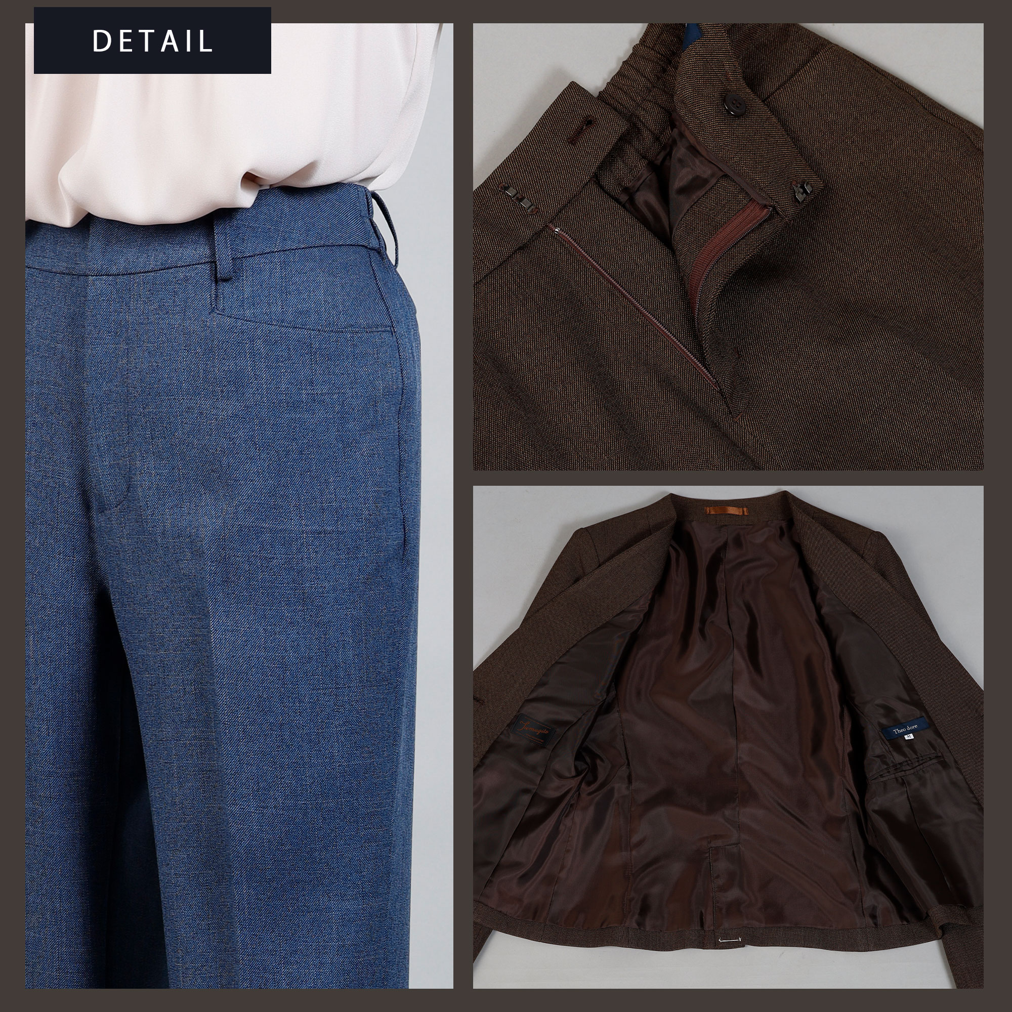 Blue Frost スーツ レディース セットアップ ビジネス パンツ