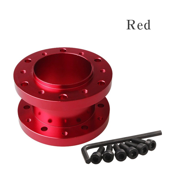 ステアリング ボス スペーサー 汎用 50mm アルミ 製 シルバー ネジ 工具付 防錆 耐食性 取付簡単 ハンドルボス | ブランド登録なし | 04