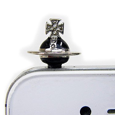 ヴィヴィアン ウエストウッド スマホピアス Vivienne Westwood スマートフォン イヤホンジャックアクセサリー オーブモチーフ  iPhone 5アクセサリー