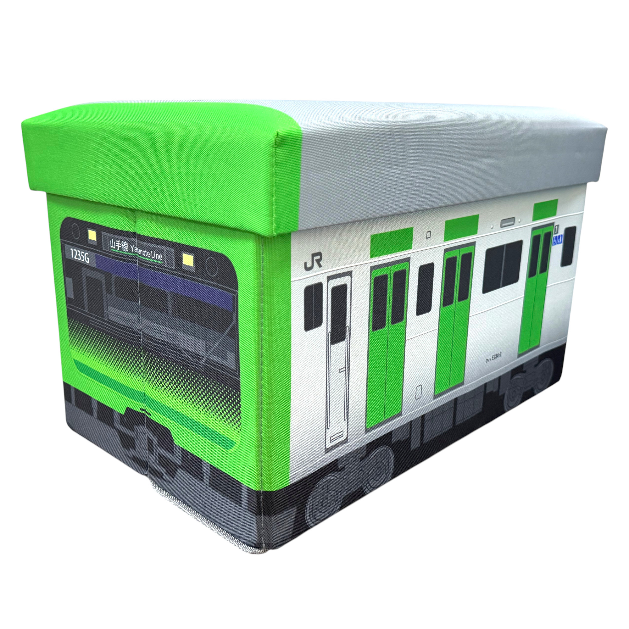 当店限定 JR コンテナ型 座れる ふた付 収納ボックス 鉄納 鉄道 グッズ