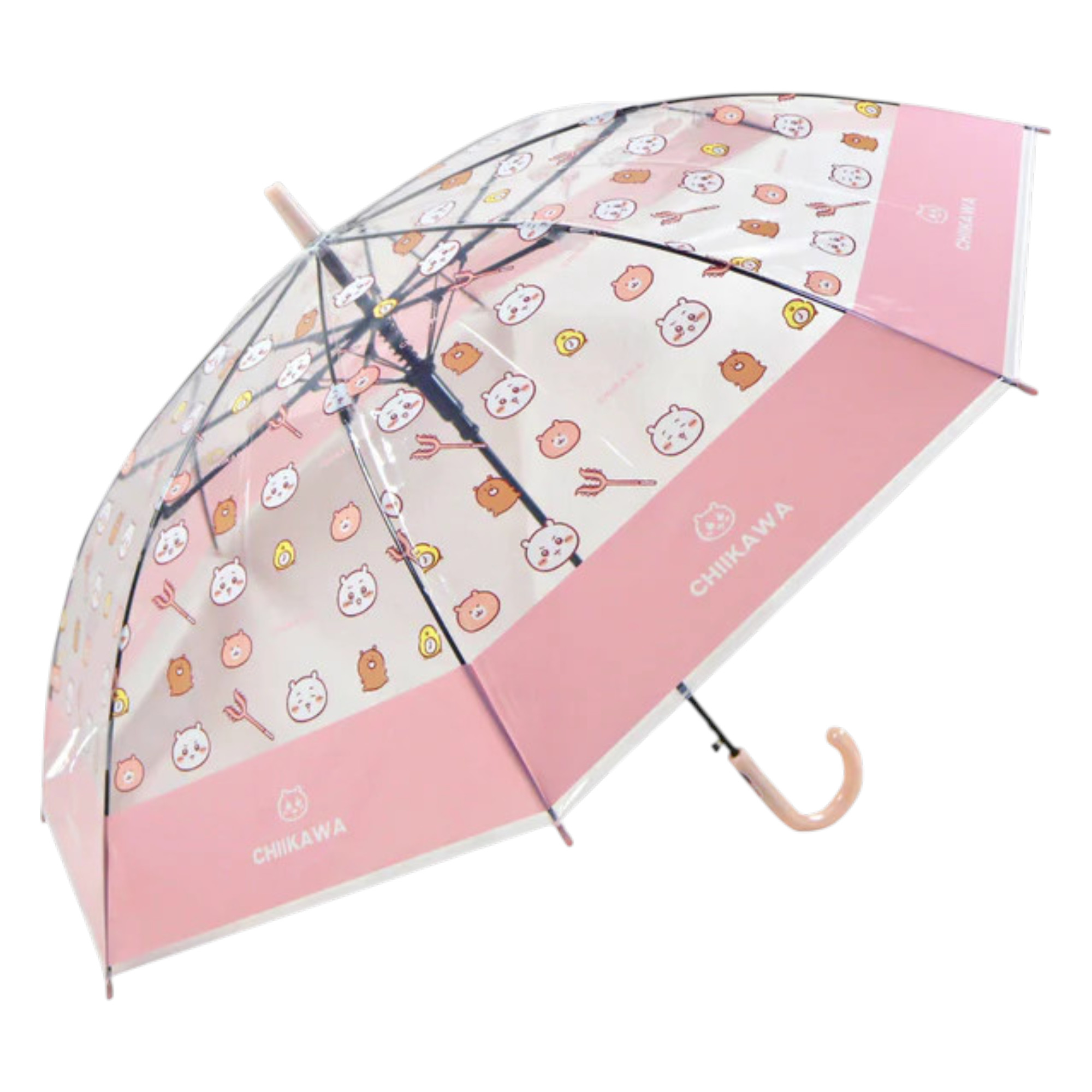 ちいかわ 限定 ビニール 傘 55cm 58cm ワンタッチ式 雨傘 雨具