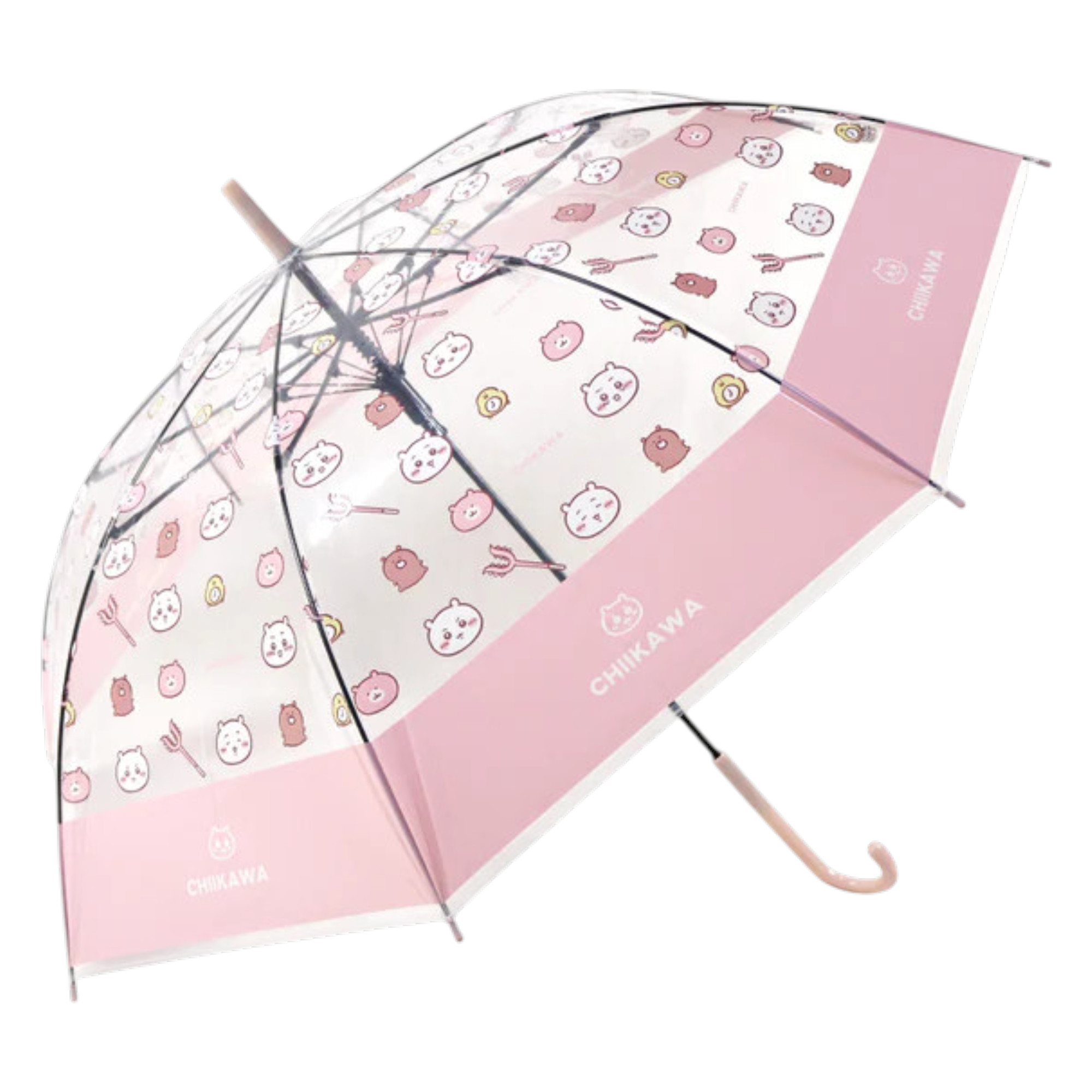 ちいかわ 限定 ビニール 傘 55cm 58cm ワンタッチ式 雨傘 雨具