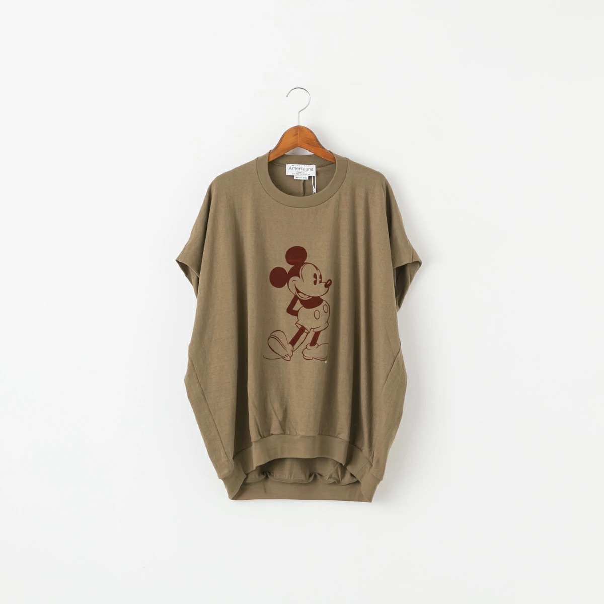 AMERICANA（アメリカーナ） ミッキー ノースリーブ Tシャツ メール便OK