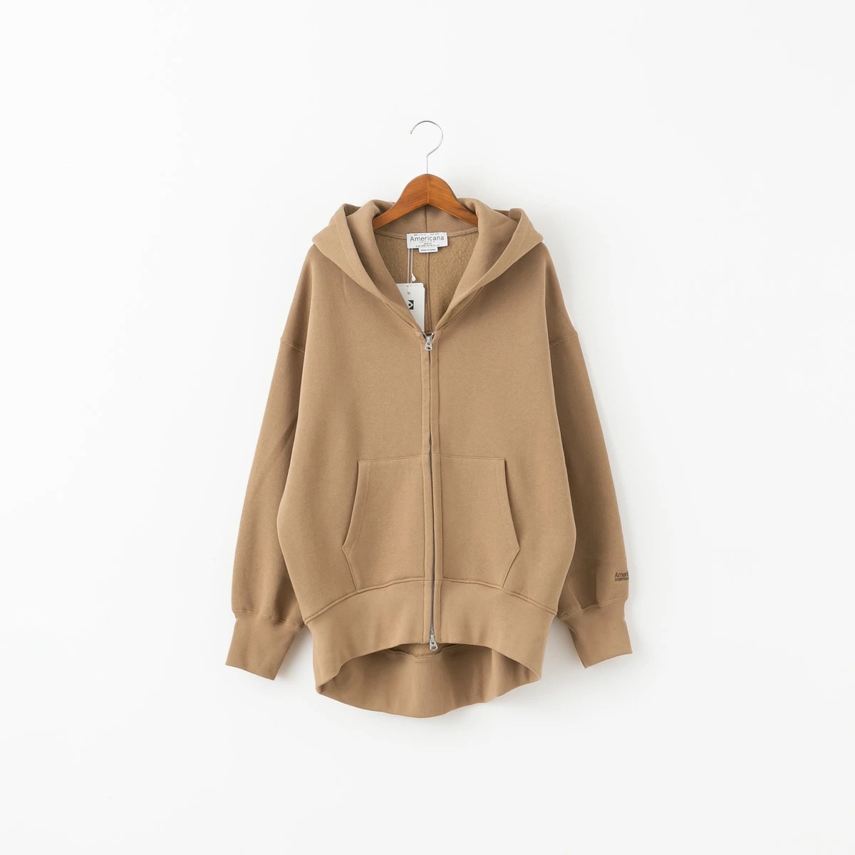 AMERICANA（アメリカーナ） ワイド フルジップ フーディー Americana