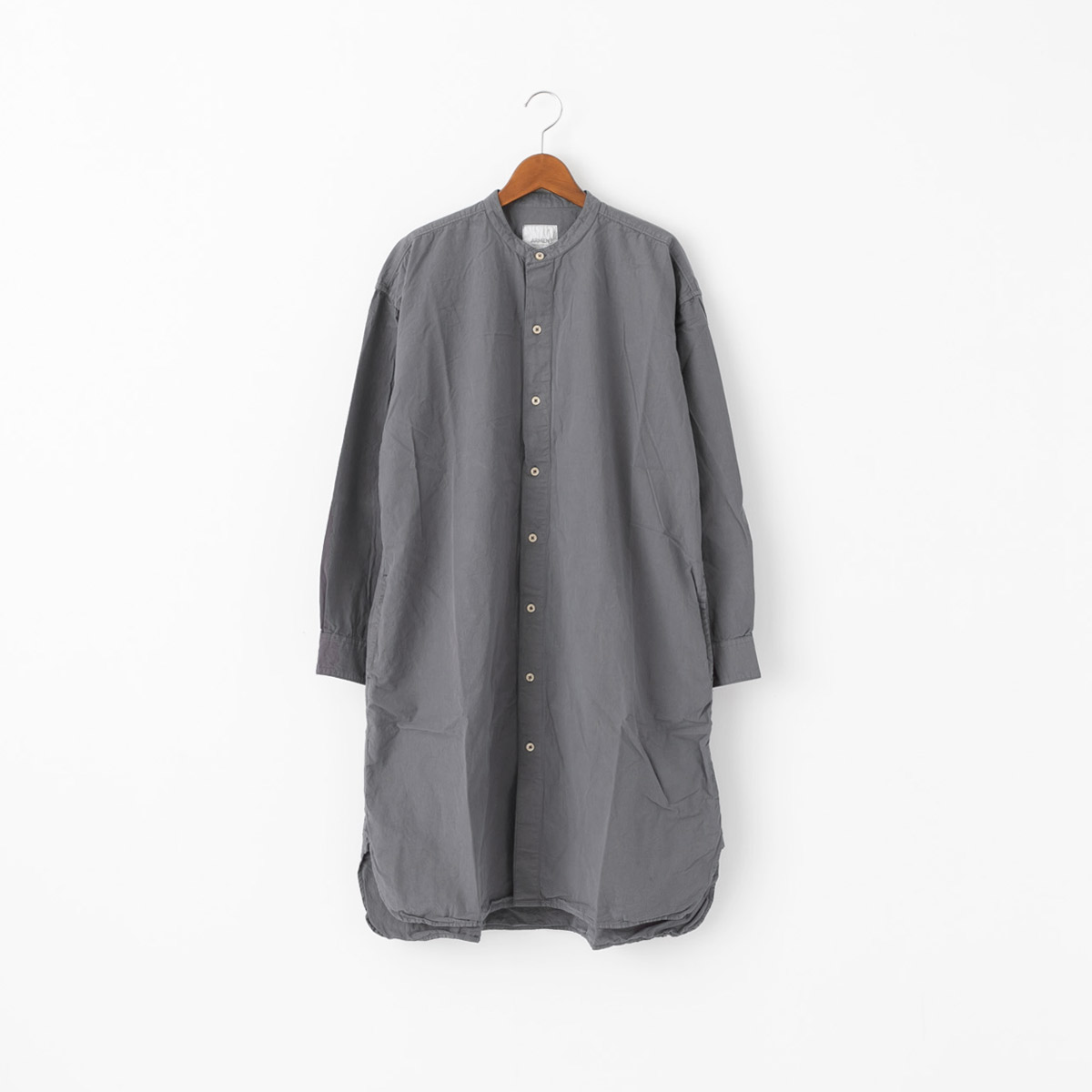 ARMEN（アーメン） シャツ ロング丈 長袖シャツ ワンピース バンド 