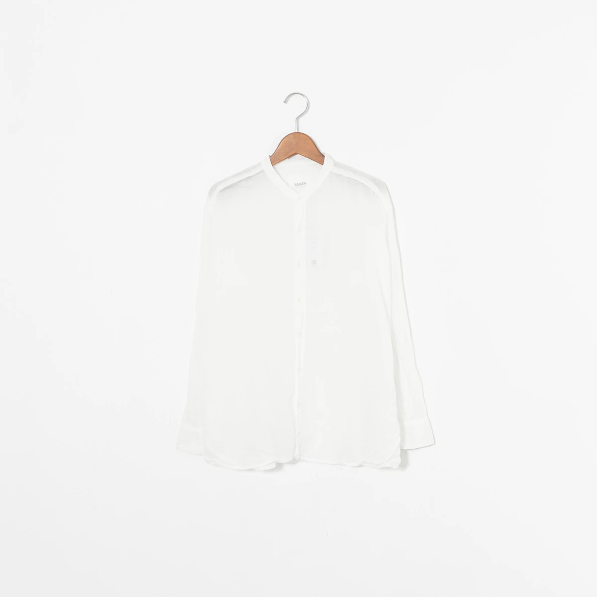 ARMEN（アーメン） UTILITY BANDED COLLAR SHIRT ユーティリティ 