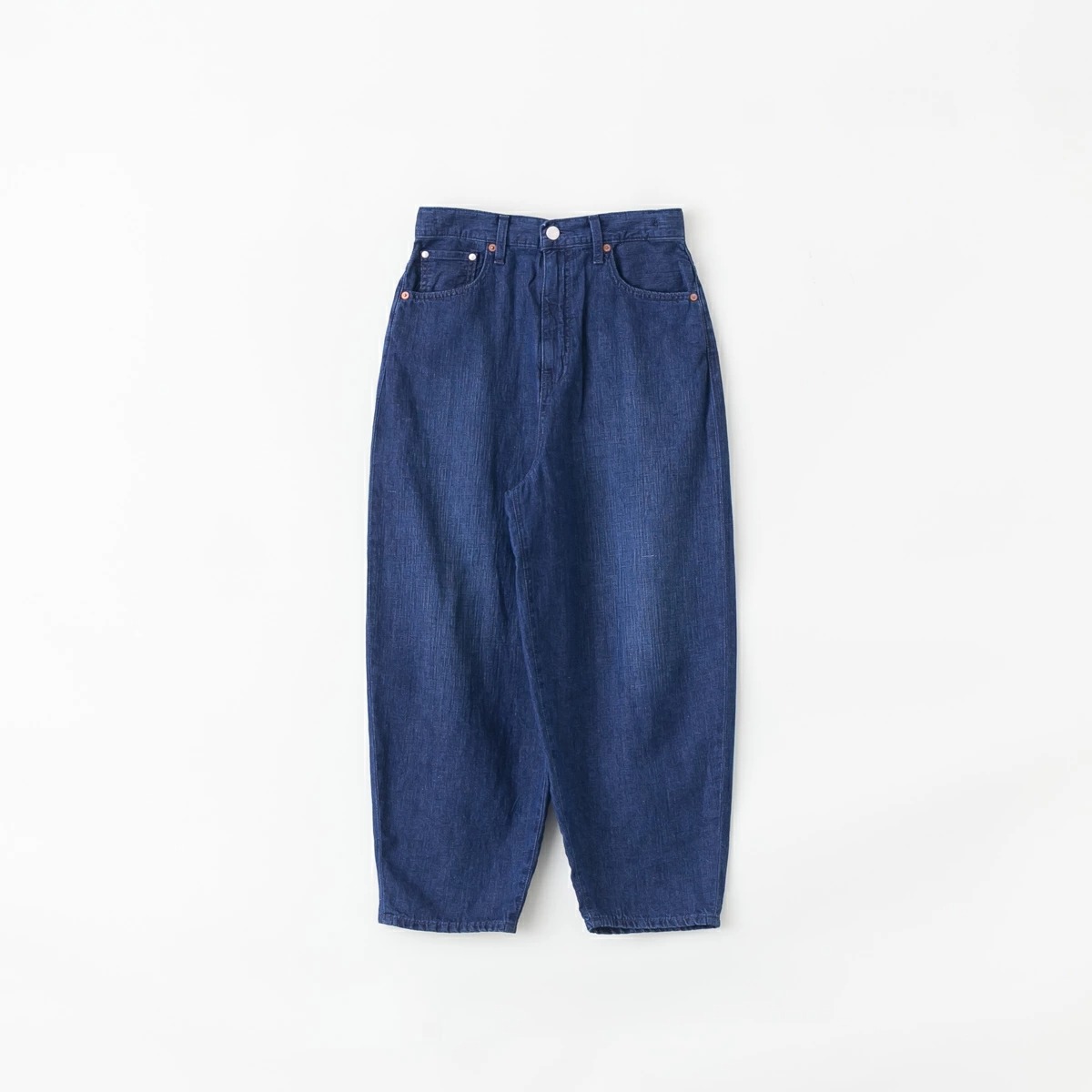 caqu（サキュウ） FS Linen Barrel Pants コットン リネン バレル 