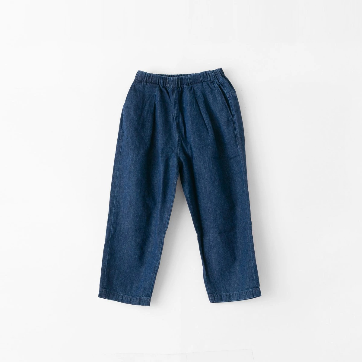 caqu（サキュウ） リネン 麻 綿 クロップド テーパード パンツ
