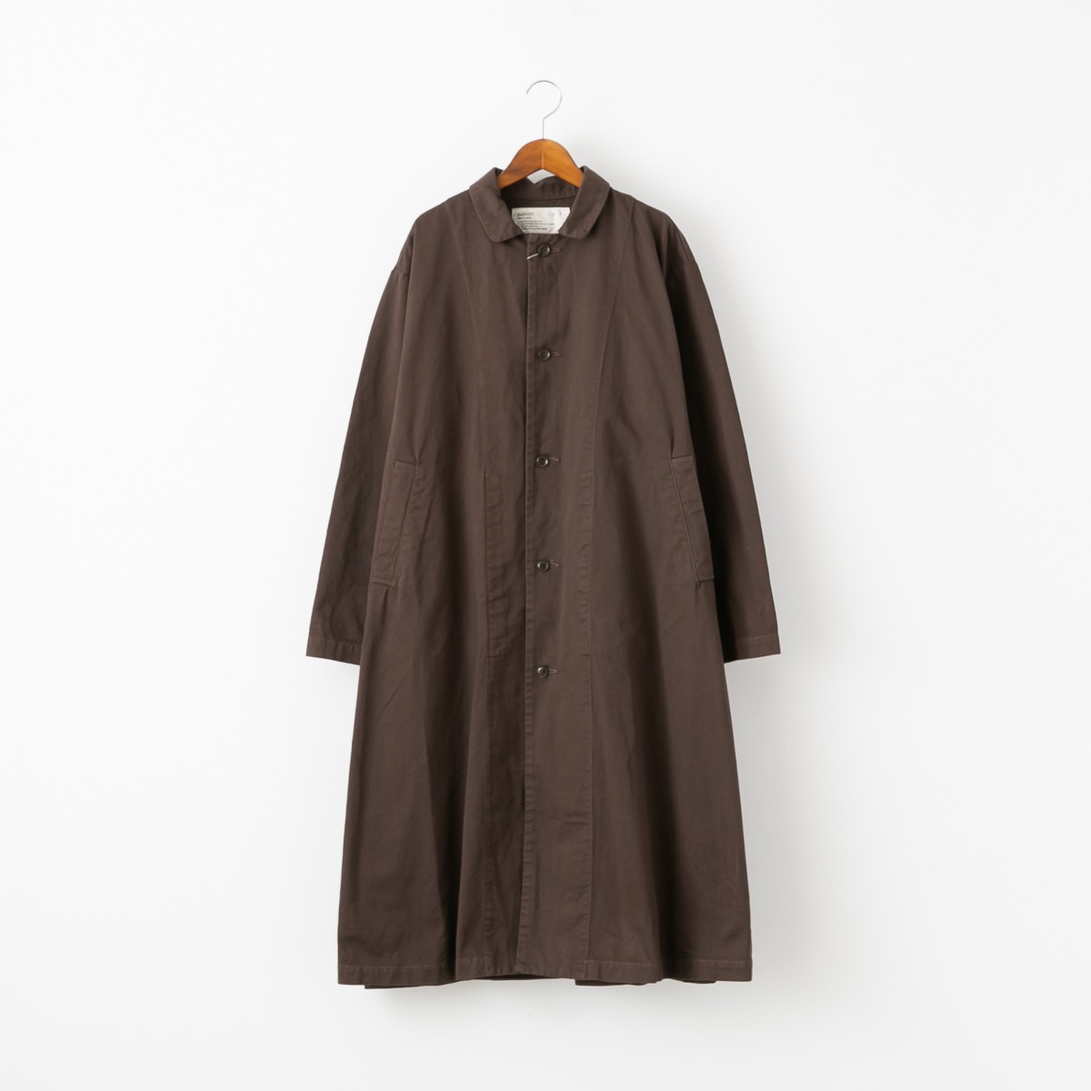 ハーベスティ コート アウター オーバー コットン チノクロス ステン