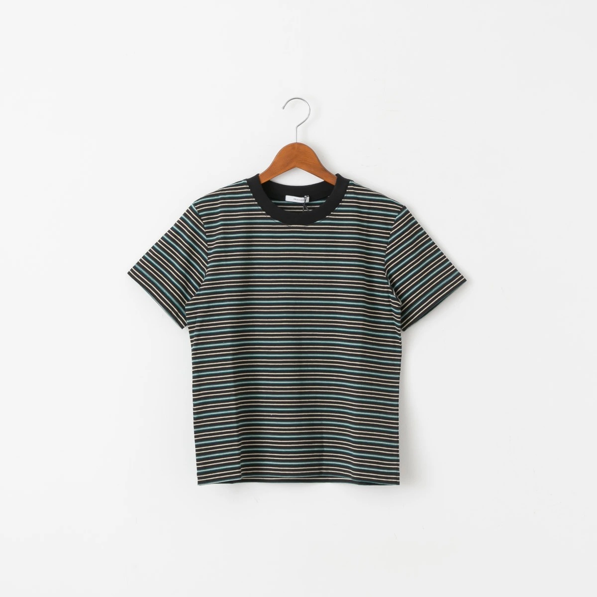 MANON（マノン） マルチボーダー ショートスリーブ Tシャツ メール便OK