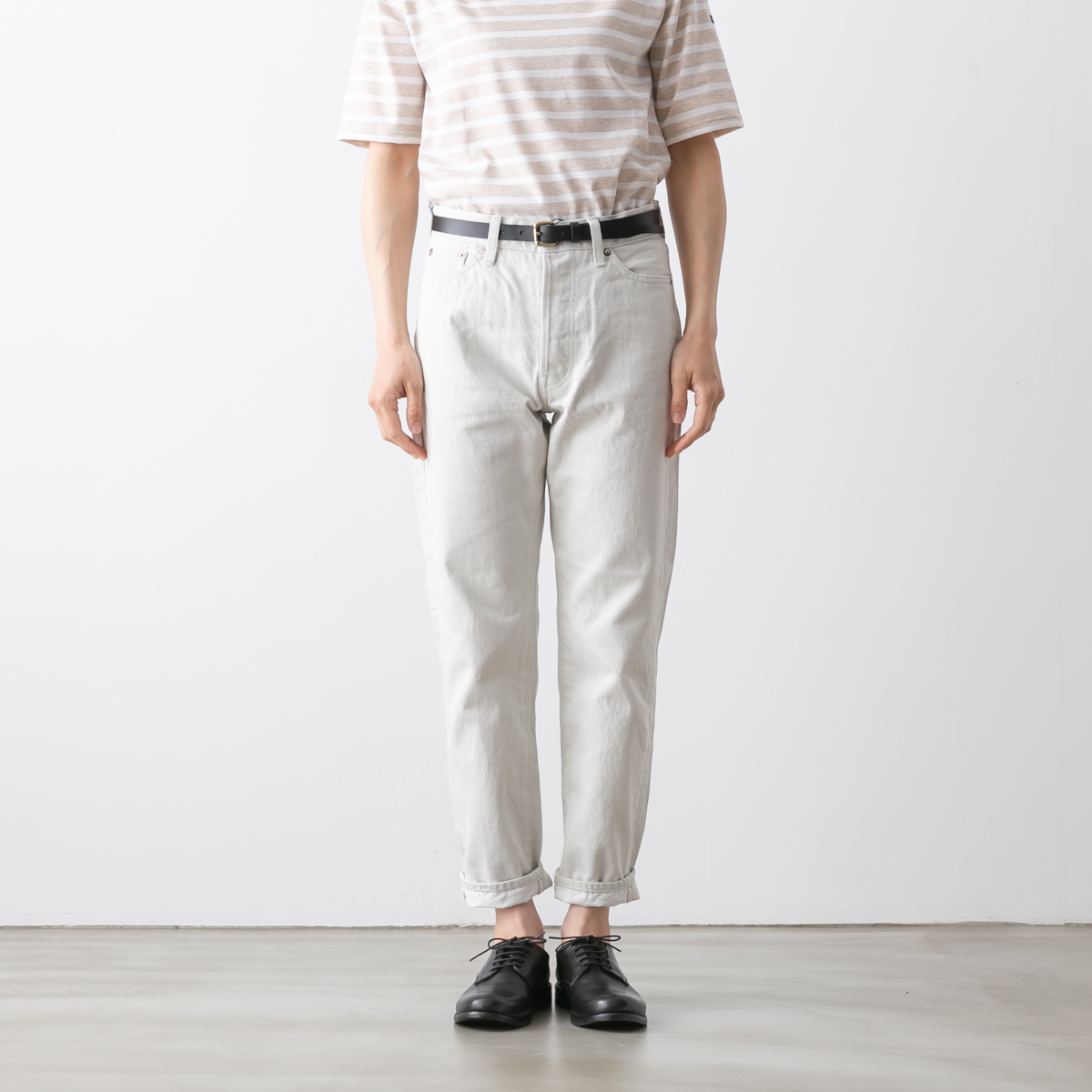 Ordinary fits（オーディナリーフィッツ） 5P アンクル デニムパンツ