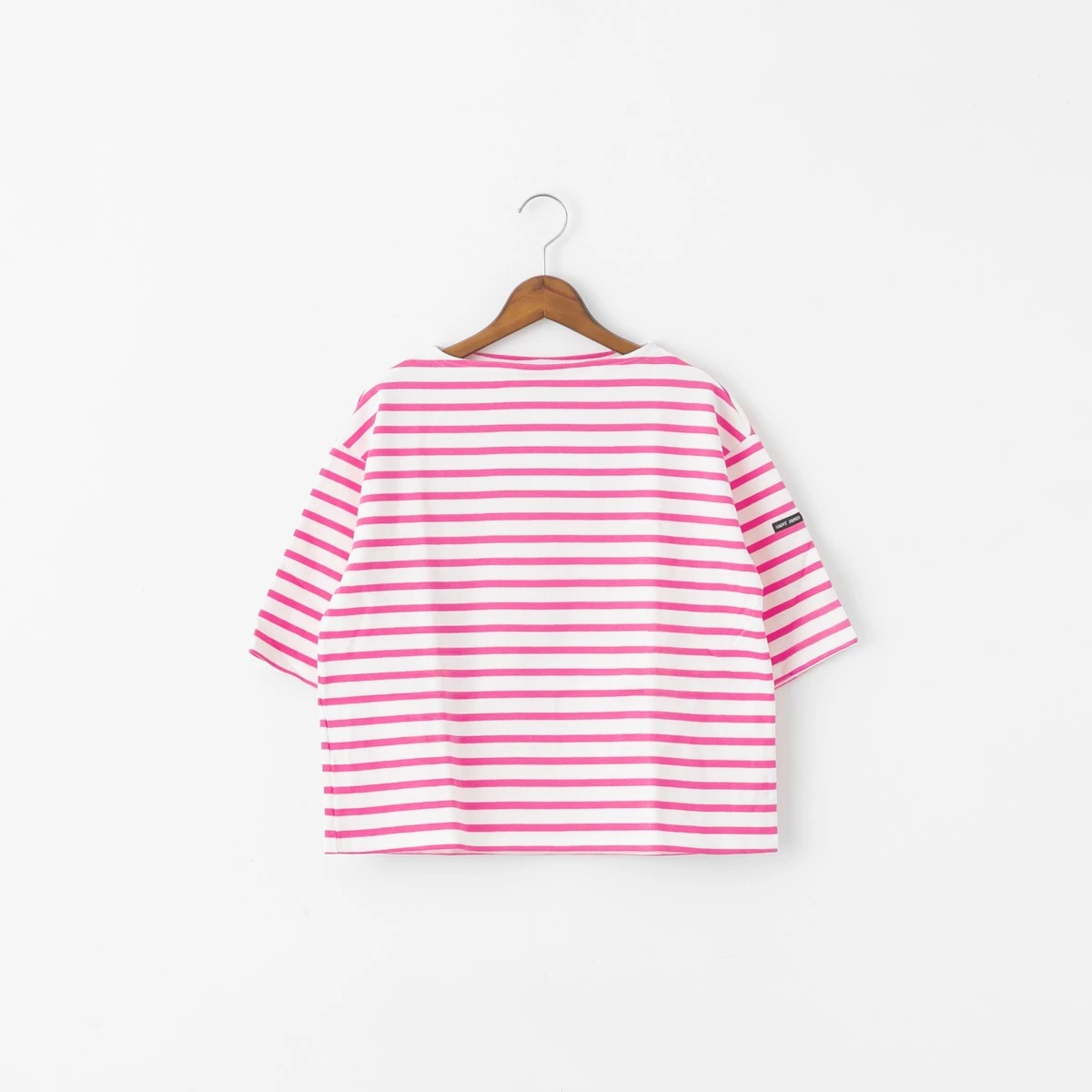 【美品】  SAINT JAMES / セントジェームス | OUESSANT / ウエッソン ボーダー バスクカットソー | T3 | CIEL CH/ALGUE | レディース SAINT JAMES セントジェームス｜ウエッソン ボーダーバスクシャツ