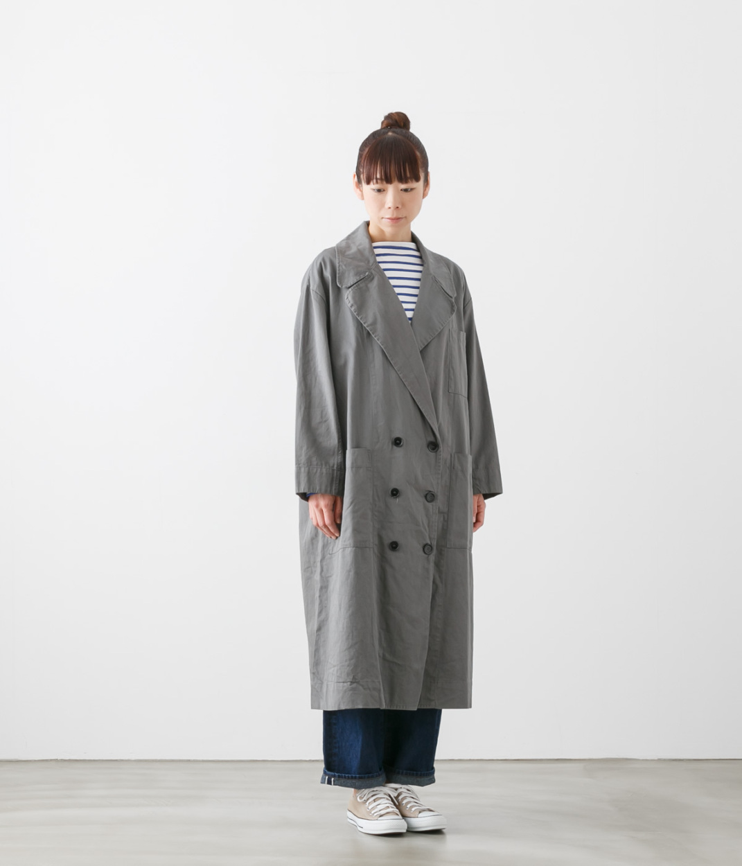 Yarmo　ヤーモ　ビッグコート　Big Cort◯ホワイト Yarmo ヤーモ ビッグコート Big Cort◯ホワイト