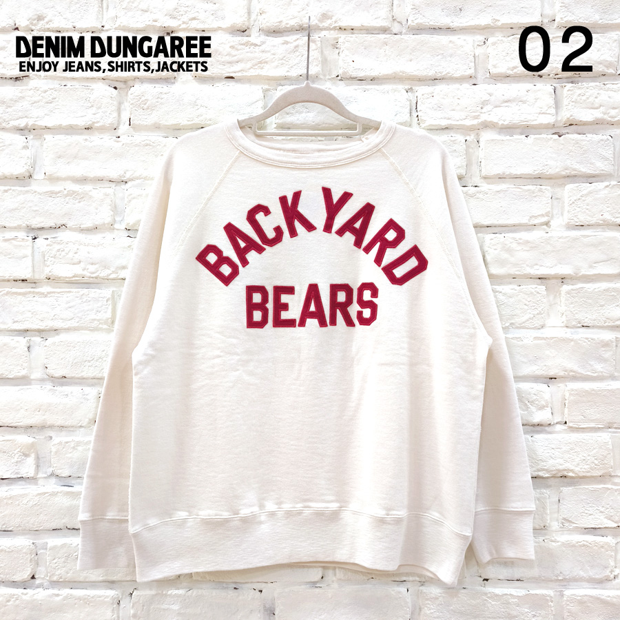 DENIM DUNGAREE デニムダンガリー 新作 トンプキンウラケ BEARS スウェット 22480401 レディース トップス 長袖 トレーナー スウェット プルオーバー