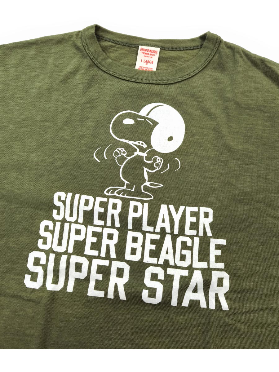 DENIM DUNGAREE デニムダンガリー 新作 テンジク SNOOPY STAR TEE 22481494 ブランド レディース Tシャツ トップス プルオーバー ロンT 長袖 長袖Tシャツ DENIM DUNGAREE デニムダンガリー 新作 テンジク SNOOPY STAR
