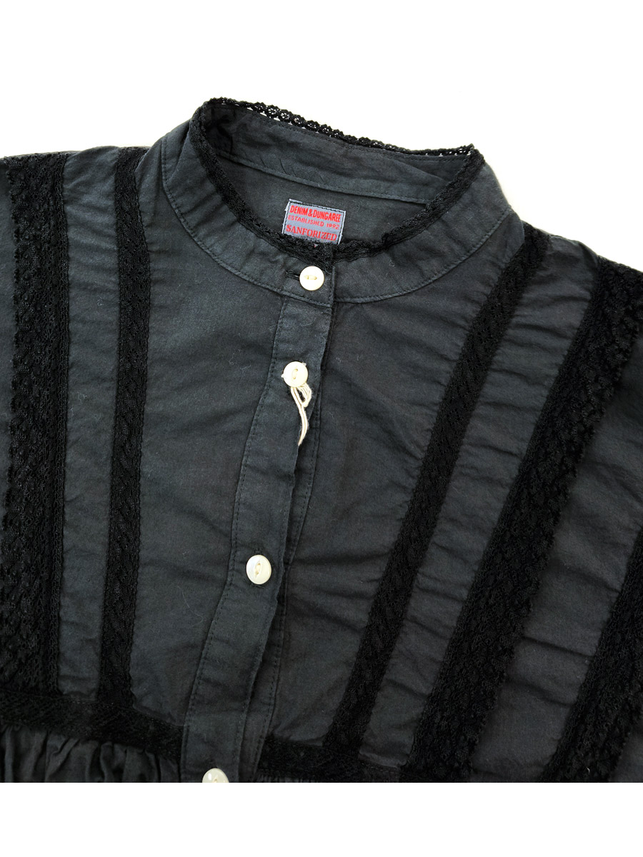 【★30%OFF】SALE セール DENIM DUNGAREE デニムダンガリー ローン レースブラウス 22520100 ブランド レディース トップス シャツ ブラウス ネグリジェ フリル DENIM DUNGAREE 【☆30%OFF】SALE セール デニムダンガリー