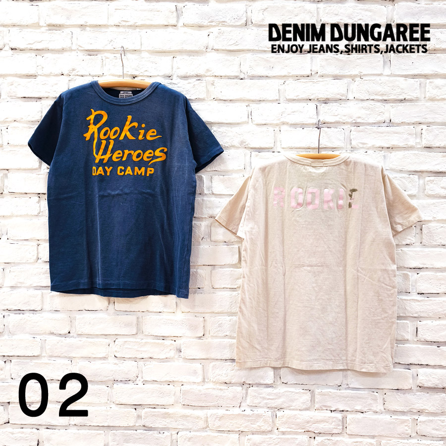 【★30%OFF】SALE セール DENIM DUNGAREE デニムダンガリー 服 ビンテージ テンジク ROOKIE TEE 22520416 ブランド レディース Tシャツ 半袖 半袖Tシャツ