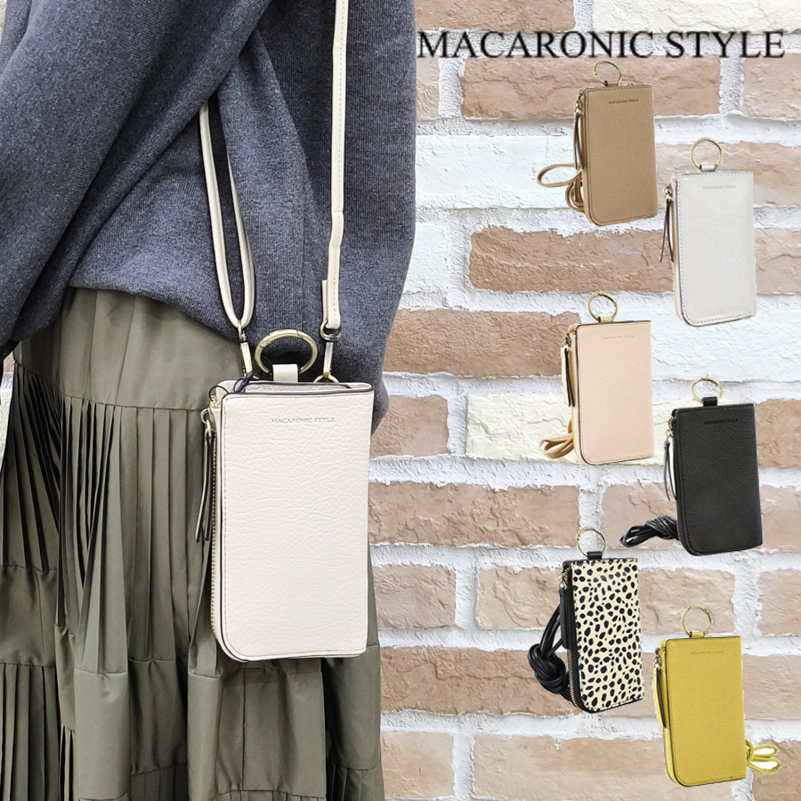 Champagne MACARONIC STYLE ハンドバッグ ショルダーバッグ MACARONIC STYLE（マカロニックスタイル） ショルダーバッグ