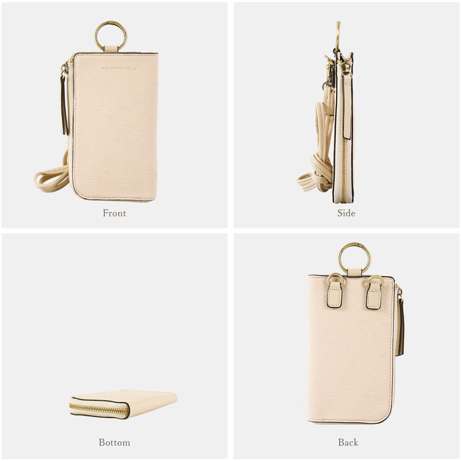 Champagne MACARONIC STYLE ハンドバッグ ショルダーバッグ MACARONIC STYLE（マカロニックスタイル） ショルダーバッグ