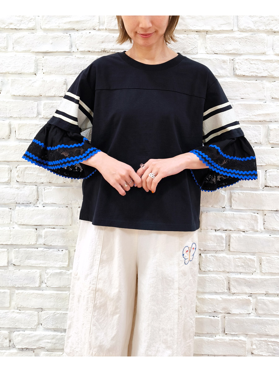 Go to Hollywood 25SS カラフルテープツカイ フレアスリーブT CH-18445.jpg