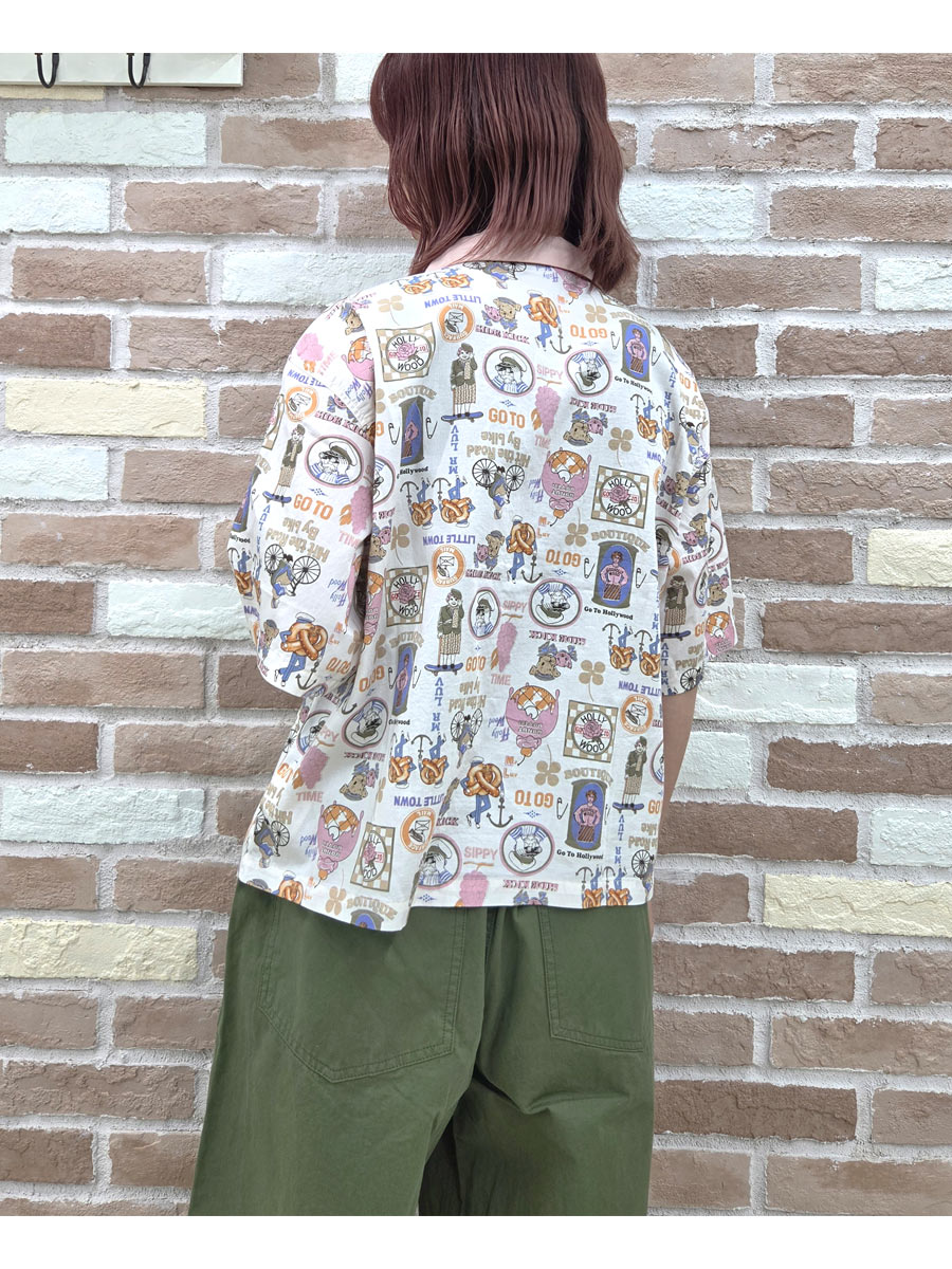 GO TO HOLLYWOOD（ゴートゥーハリウッド） シャツ 服 サテンシャツ 