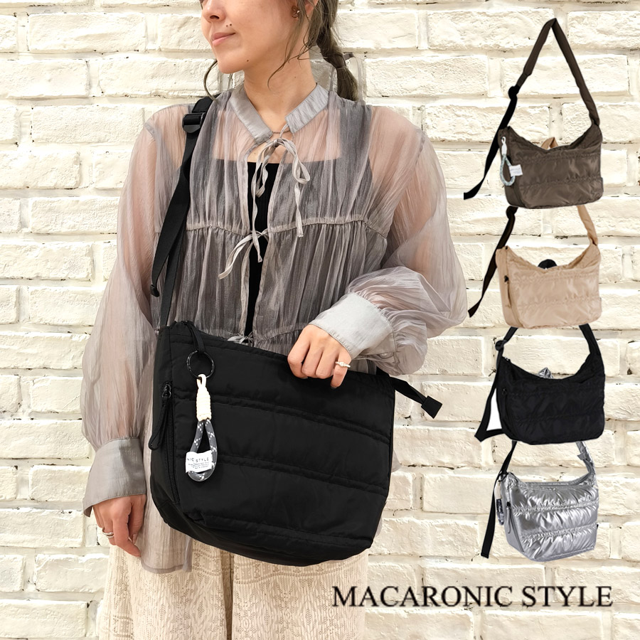 RINO様 レディースバッグ MACARONIC STYLE（マカロニックスタイル） ショルダー ナイロン