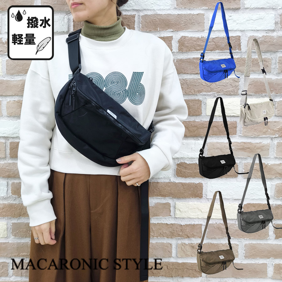 MACARONIC STYLE（マカロニックスタイル） ボディバッグ ナイロン 2way