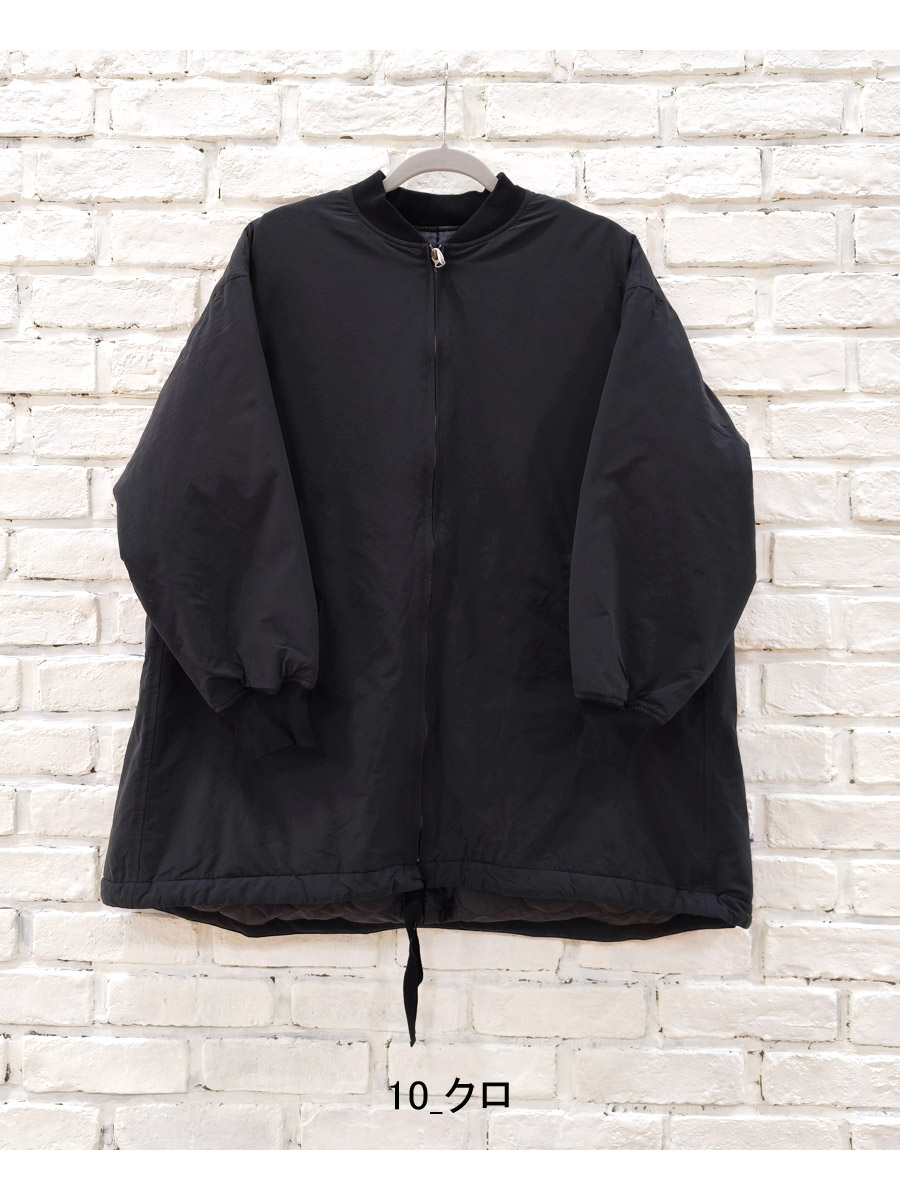 24AW prit コットンナイロン ウェザーピーチ 起毛 ZIPブルゾン prit