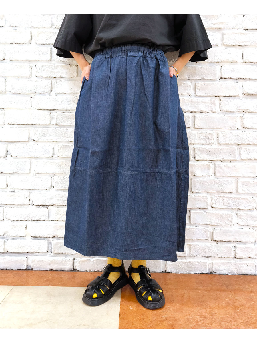 prit（プリット） 【☆20%OFF】SALE セール 服 スカート 6oz デニム