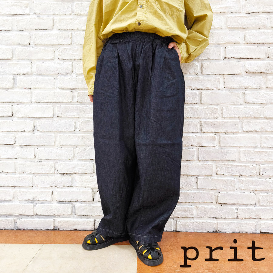 prit プリット 服 パンツ 6oz デニム ボールパンツ P70633 新作