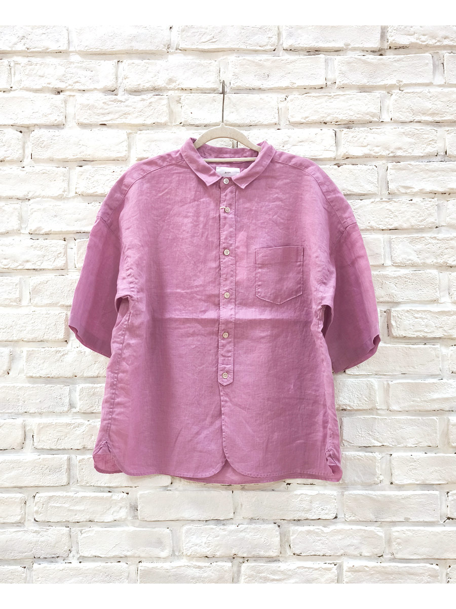 【★20%OFF】SALE セール prit プリット 服 60/1 フレンチリネン 5分袖 レギュラーカラーシャツ P81545 ブランド レディース トップス シャツ ブラウス 半袖 prit 【☆20%OFF】SALE セール プリット 服 60/1 フレンチリネン
