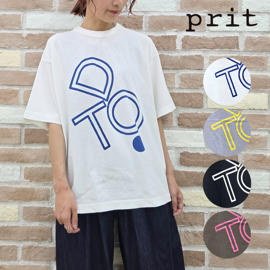 prit（プリット） 【☆10%OFF】SALE セール Tシャツ 服 18/1 空紡 度詰