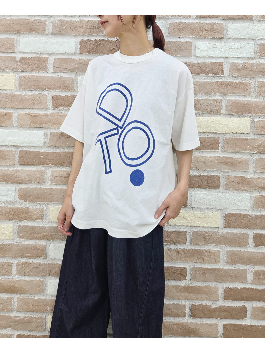 prit（プリット） Tシャツ 服 18/1 空紡 度詰 天竺 DOT. プリントT