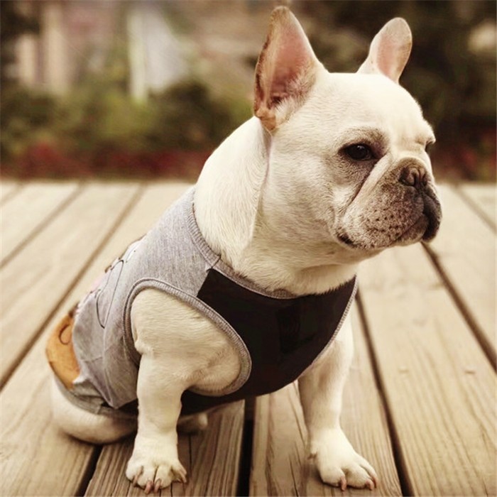 犬 服 夏 フレブル タンクトップ シンプル 動物柄 着やすい 虫よけ フレンチブルドッグ 犬服 ペットウェア KM091T  :KM091T:BESTWEAR - 通販 - Yahoo!ショッピング