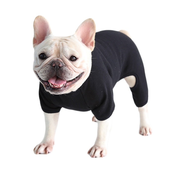 犬服 春秋冬 中型犬 裏起毛 フレンチブルドッグ オールインワン