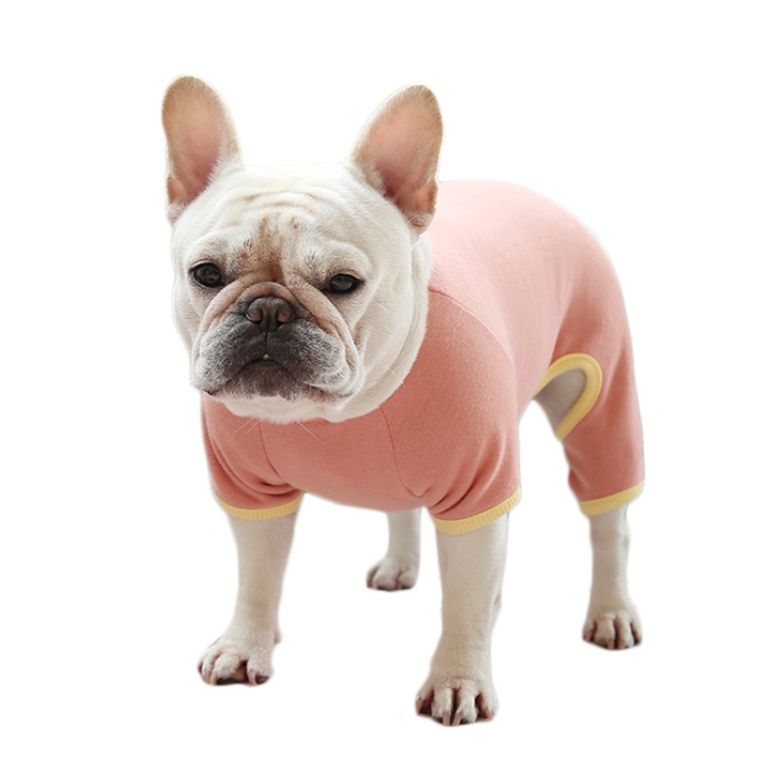 犬服 春秋冬 中型犬 裏起毛 フレンチブルドッグ オールインワン