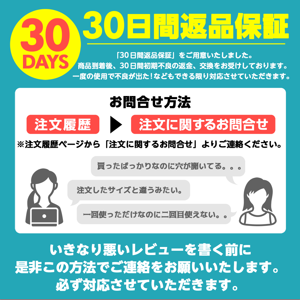 30日交換保証