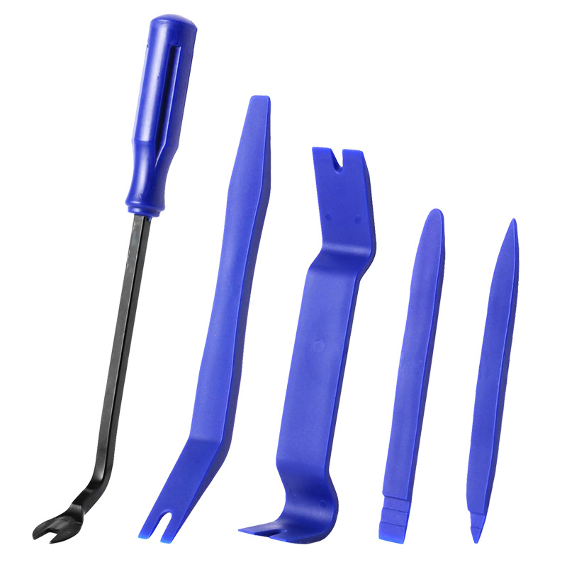 内張りはがし 内張り剥がし 車 クリップ外し 5点 セット 工具 内装はがし 内張 剥がし トリムリムーバー バール パネル | ブランド登録なし | 02