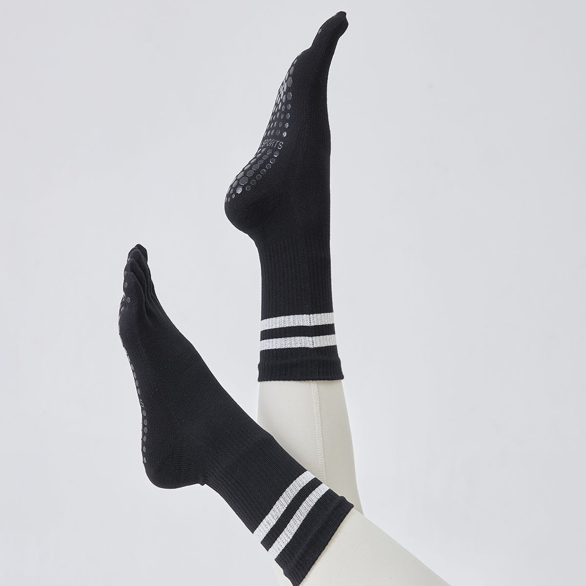 ヨガソックス ピラティスソックス 5本指 五本指 ヨガ靴下 滑り止め スポーツ すべり止め 靴下 レディース 綿 |  | 01