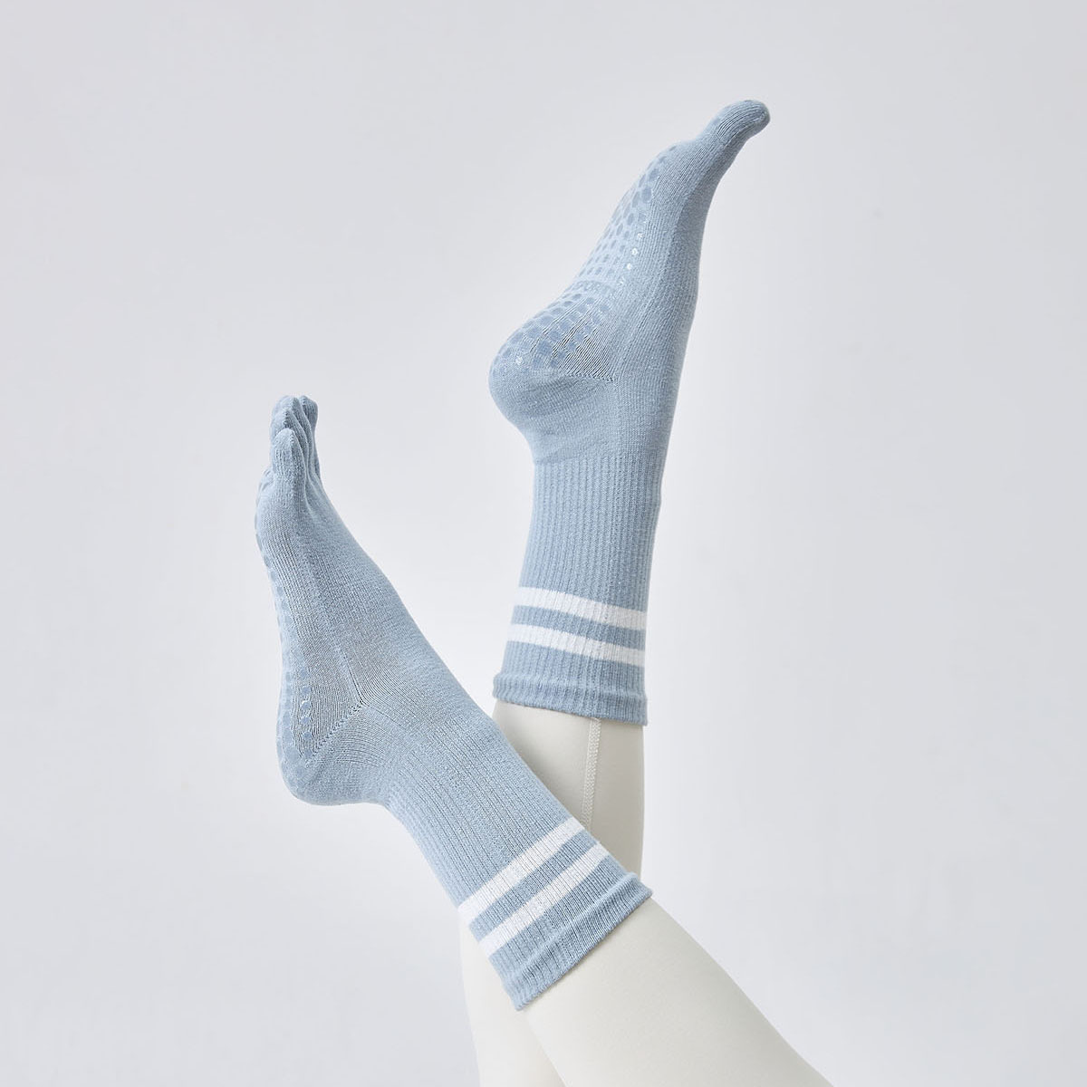 ヨガソックス ピラティスソックス 5本指 五本指 ヨガ靴下 滑り止め スポーツ すべり止め 靴下 レディース 綿 |  | 03