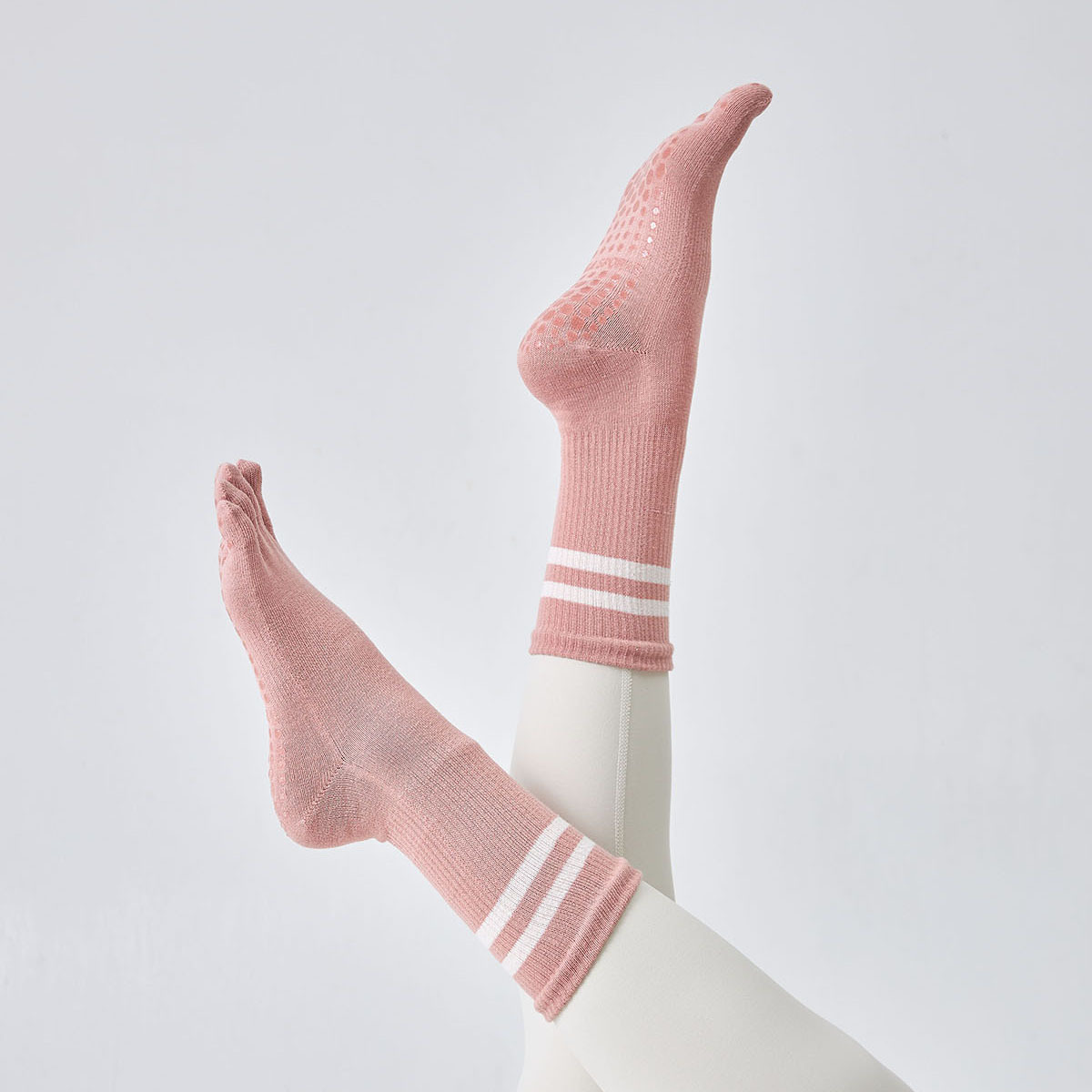 ヨガソックス ピラティスソックス 5本指 五本指 ヨガ靴下 滑り止め スポーツ すべり止め 靴下 レディース 綿 |  | 05