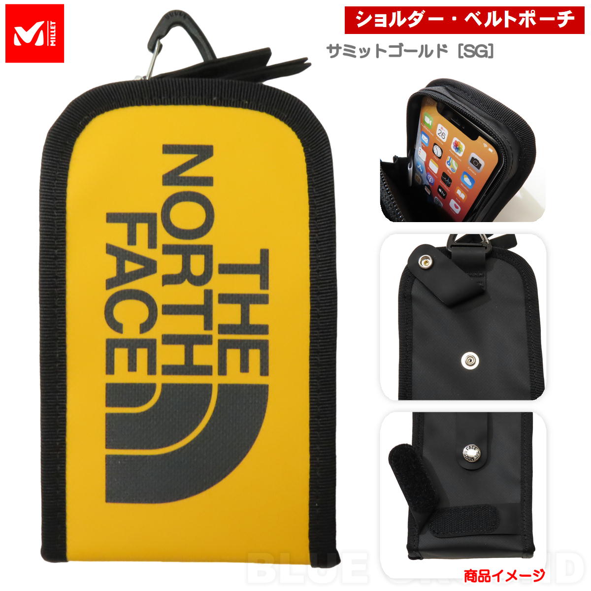 在庫セール5%オフ ザノースフェイス / BCユーティリティーポケット THE NORTH FACE ・iPhone アイフォン 小物入れ ポーチ ・｜blueground｜06